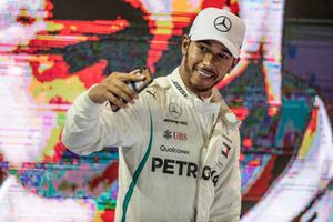 Lewis Hamilton, Mercedes AMG F1 celebrates in Parc Ferme 