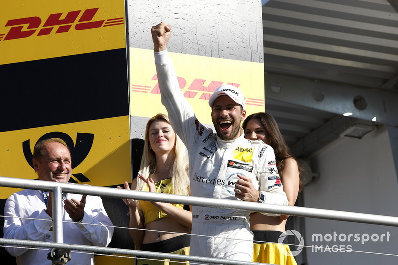 Champion Podium: Champion Gary Paffett, Mercedes-AMG Team HWA