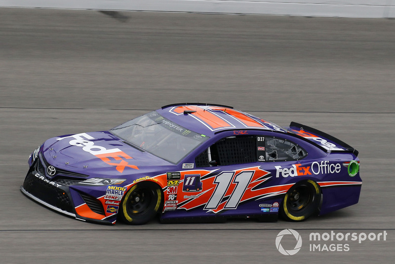 9. Denny Hamlin, Joe Gibbs Racing, Toyota Camry FedEx Office