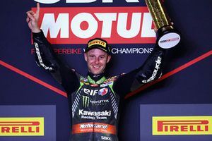 Le vainqueur Jonathan Rea, Kawasaki Racing