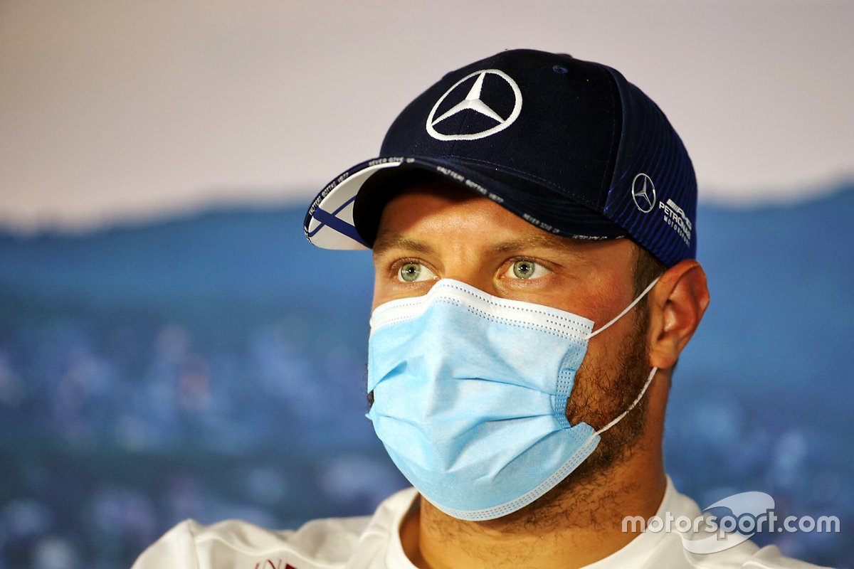 Valtteri Bottas, Mercedes-AMG Petronas F1 in conferenza stampa