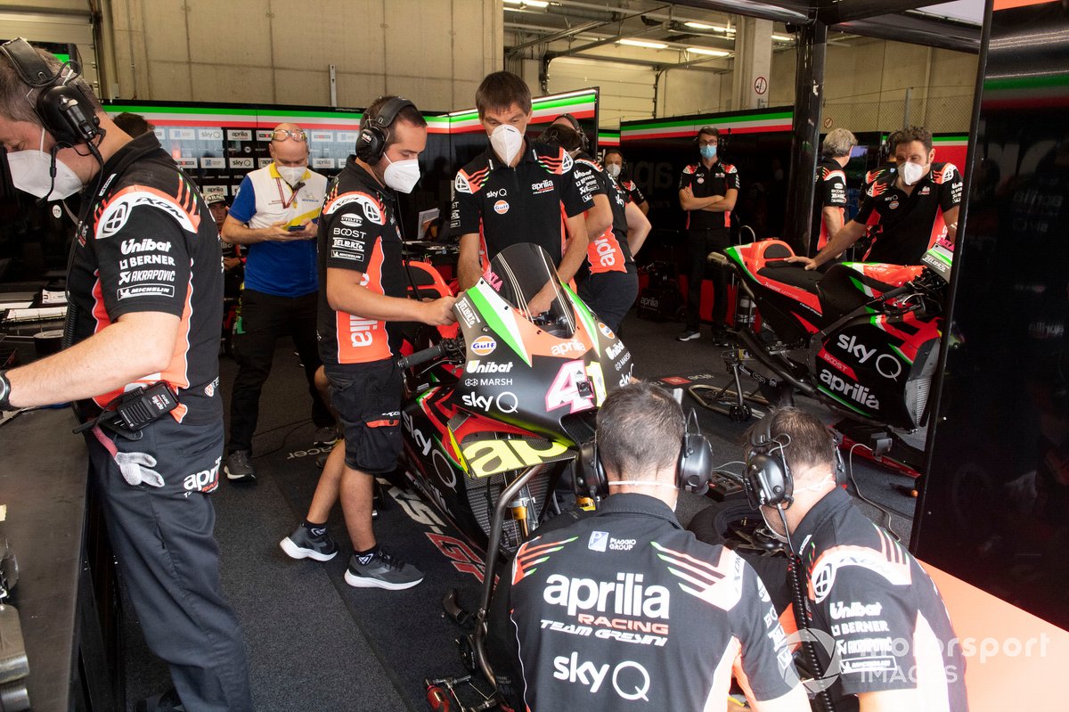 Aprilia Racing Team Gresini garage