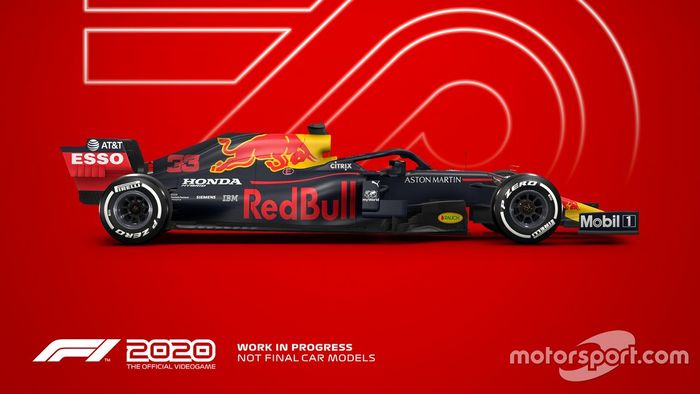 El Red Bull en F1 2020