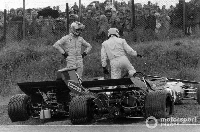 Francois Cevert, Tyrrell 002 Ford, Nanni Galli, March 711 Ford