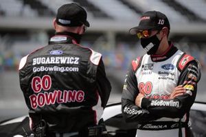 Aric Almirola, Stewart-Haas Racing, Ford Mustang Go Bowling
