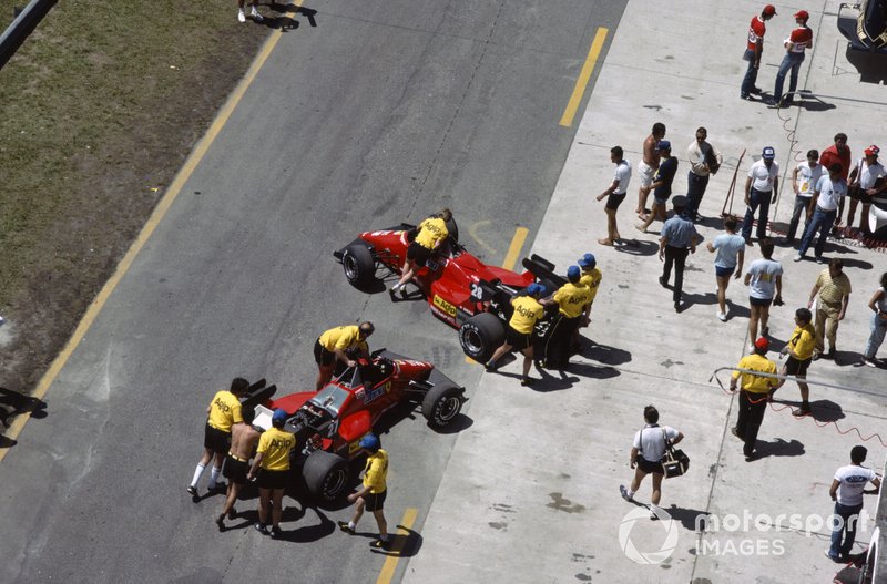 The Ferrari 126C4 of Michele Alboreto and René Arnoux