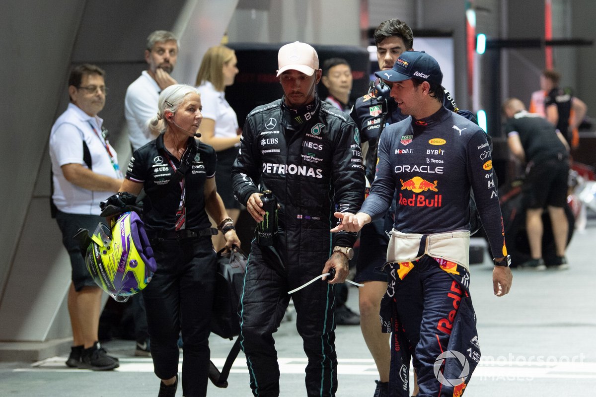 Angela Cullen, Fisioterapeuta, Mercedes AMG, Lewis Hamilton, Mercedes AMG, Sergio Pérez, Red Bull Racing