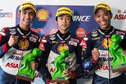 Podium pada Race 1 di Sirkuit Zhuhai