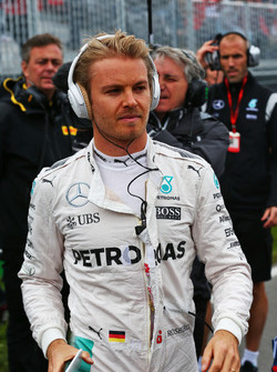Nico Rosberg, Mercedes AMG F1 on the grid