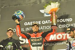 Podium : victoire pour Chaz Davies, Ducati Team