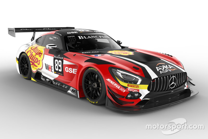 #89 AKKA ASP, Mercedes-AMG GT3: Daniele nPerfetti, Laurent Cazenave, Michael Lyons, Morga Moullin-Traffort