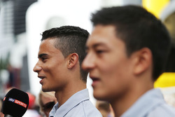 Pascal Wehrlein, Manor Racing with team mate Rio Haryanto, Manor Racing