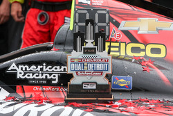 Le vainqueur Sébastien Bourdais, KV Racing Technology Chevrolet
