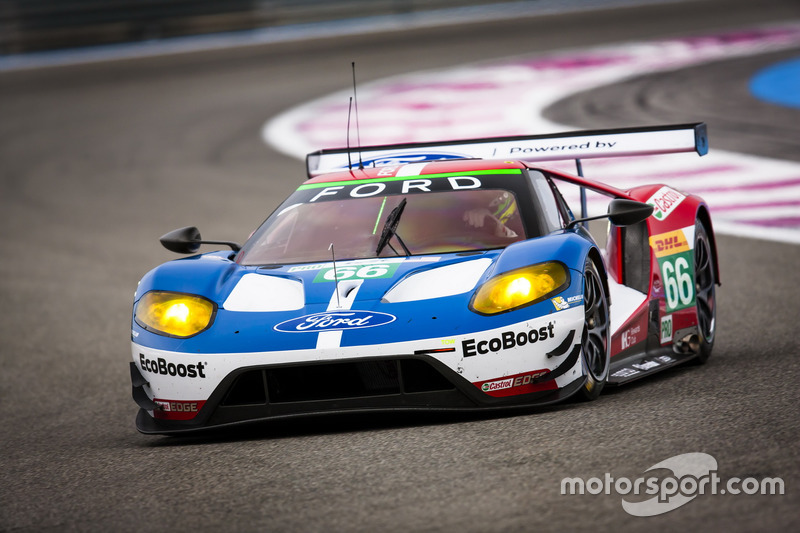 #66 Ford Chip Ganassi Racing Team UK Ford GT: Billy Johnson, Stefan Mücke, Olivier Pla