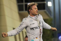 Race winner Nico Rosberg, Mercedes AMG F1 celebrates in parc ferme