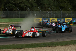 Marcus Armstrong, Prema Powerteam e Juri Vips, Prema Powerteam alla partenza di Gara 1