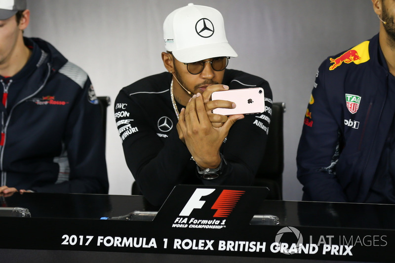 Lewis Hamilton, Mercedes AMG F1 in the Press Conference