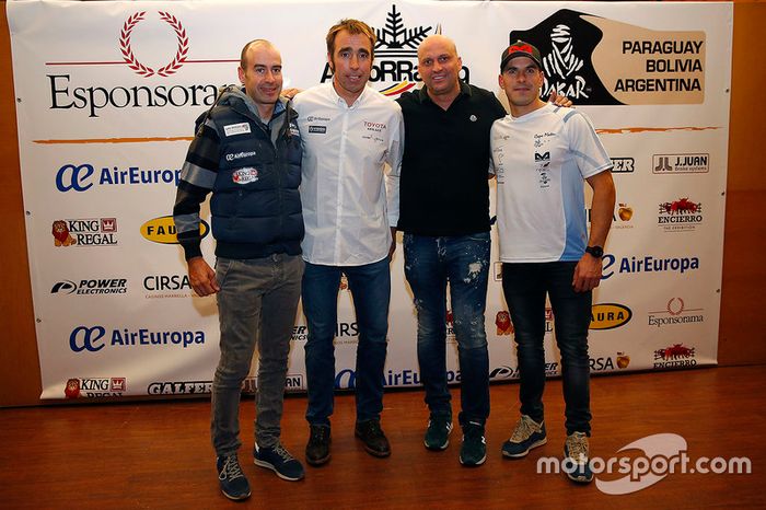 Nani Roma, Toyoya Gazoo Racing, Xevi Pons, Ford South Racing y Cristian España, Team Pedrega KTM