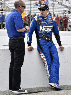 Kyle Busch, Joe Gibbs Racing Toyota and David Wilson
