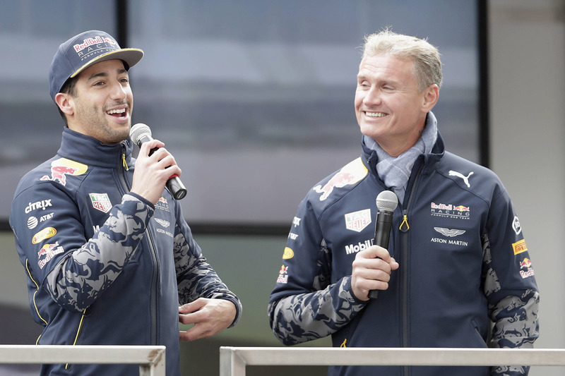 Daniel Ricciardo und David Coulthard, Red Bull Racing