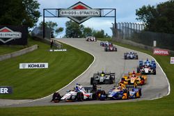 Ed Jones, Dale Coyne Racing Honda, Alexander Rossi, Herta - Andretti Autosport Honda