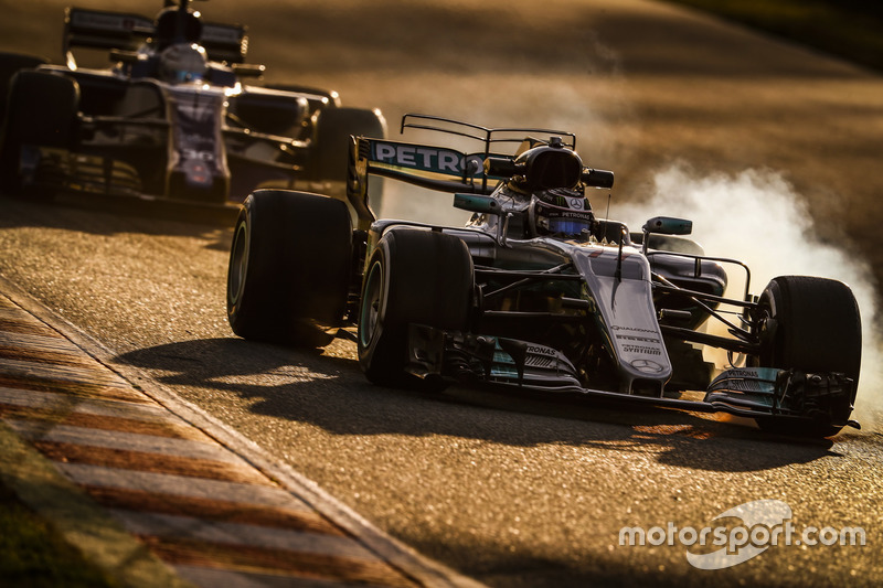 Mardi : Valtteri Bottas, Mercedes, Antonio Giovinazzi, Sauber