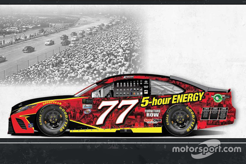 Throwback-Design: Erik Jones, Furniture Row Racing Toyota