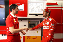 Guy Lovett e Sebastian Vettel, Ferrari