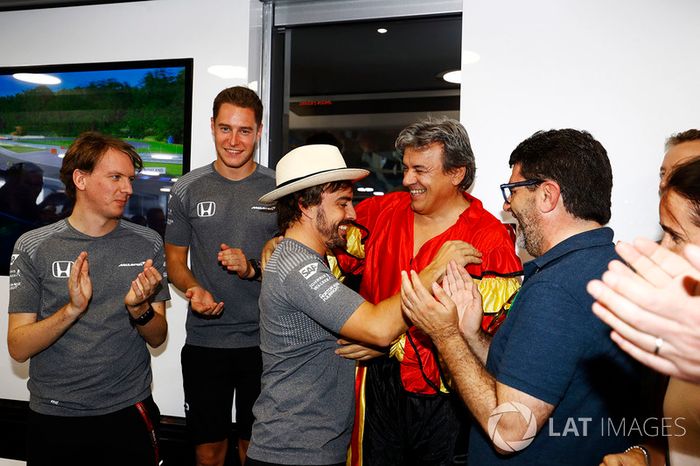 Fernando Alonso, McLaren, celebra su cumpleaños