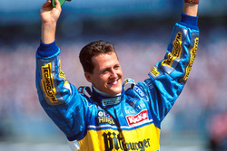 Race winner Michael Schumacher, Benetton