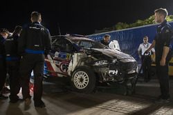 A damaged M-Sport Ford