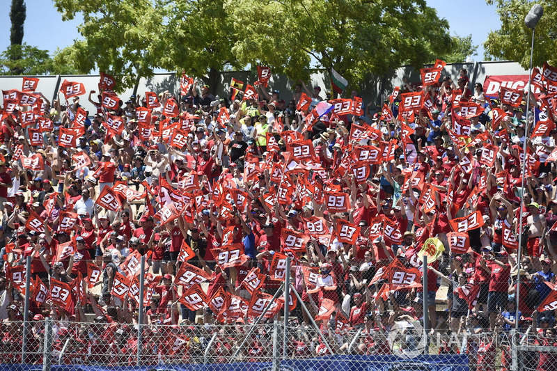 Les aficionados de Marc Márquez ne sont pas en reste