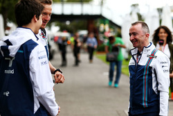Lance Stroll, Williams left and Paddy Lowe, Williams Chief Technical Officer (Right)
