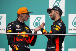 Гонщики Red Bull Racing Даниэль Риккардо и Макс Ферстаппен