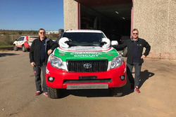 Aldo e Dario De Lorenzo con la loro Toyota Land Cruiser