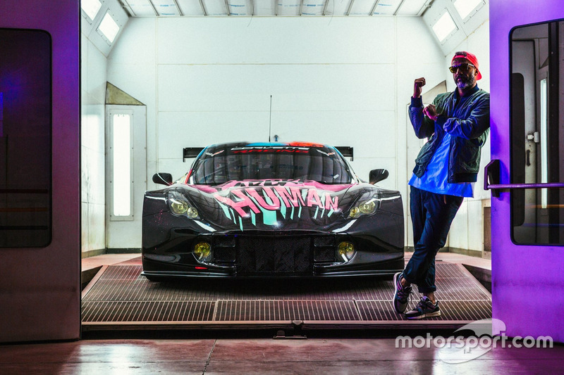 La livrée "Human" de la #50 Larbre Competition Chevrolet Corvette C7.R