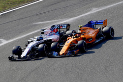 Лэнс Стролл, Williams FW41, и Стоффель Вандорн, McLaren MCL33