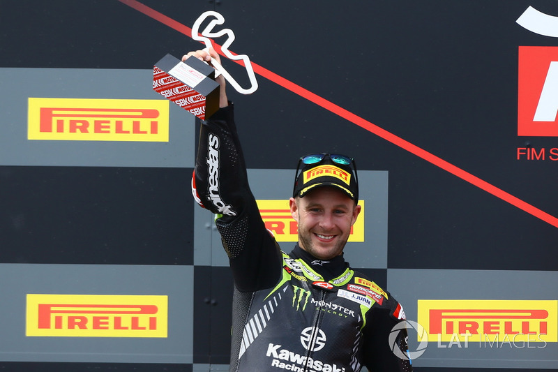 Podio: Jonathan Rea, Kawasaki Racing