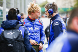 Brendon Hartley, Toro Rosso, n the grid
