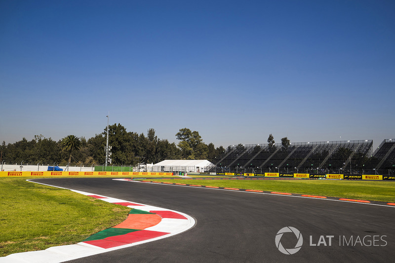 Circuit detail of the Autodromo Hermanos Rodriguez