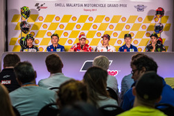 Press conference: Franco Morbidelli, Marc VDS, Valentin Rossi, Yamah Factory Racing, Andrea Dovizios