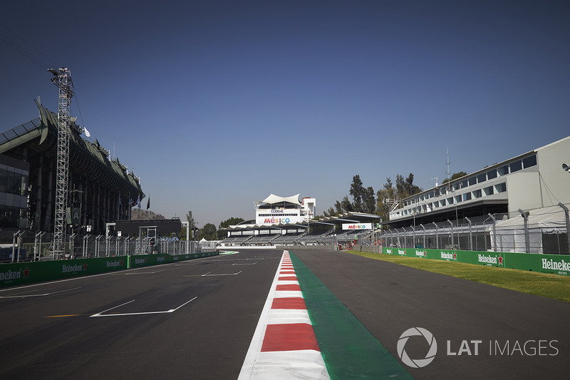 Detalle del circuito del Autódromo Hermanos Rodríguez