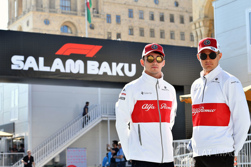 Charles Leclerc, Sauber Y Marcus Ericsson, Sauber