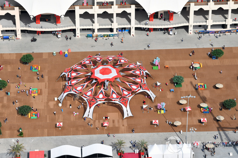 Vista aérea del circuito internacional de Bahrein