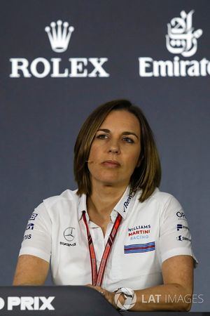 Claire Williams, team principal Williams lors de la conférence de presse