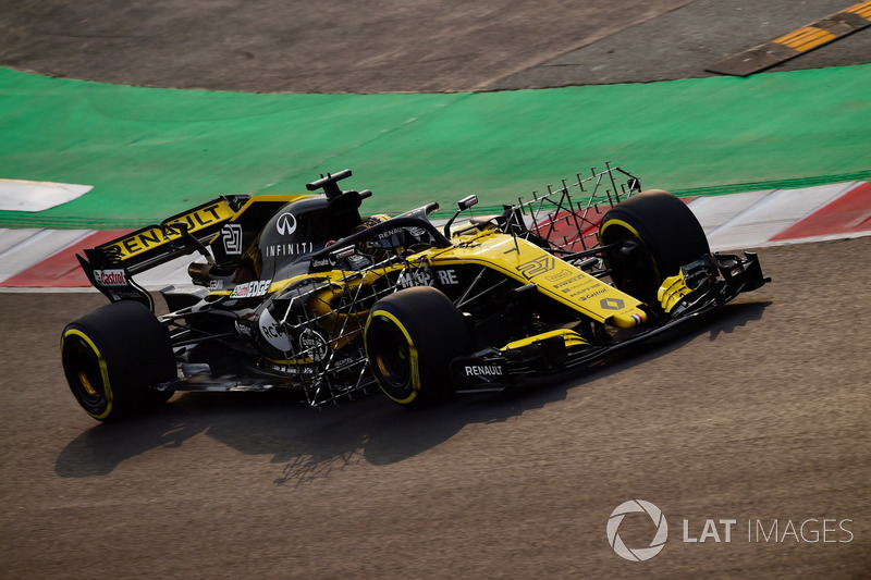 Nico Hulkenberg, Renault Sport F1 Team RS18, aero sensors