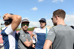 Felipe Massa, Williams, Fernando Alonso, McLaren, Lance Stroll, Williams en Stoffel Vandoorne, McLar