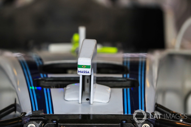 Detalle de cámara de nariz de Felipe Massa, Williams FW40