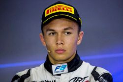 Podium : le deuxième, Alexander Albon, ART Grand Prix