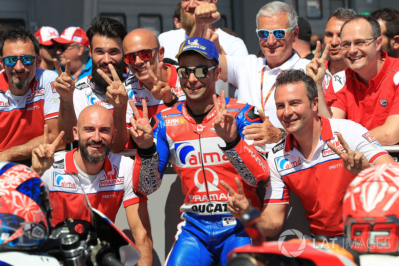 Second place Danilo Petrucci, Pramac Racing